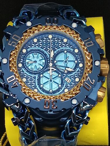 Invicta Reserve Gladiator Men's Watch - 55.25mm, Dark Blue, Ice Blue 36964  NEW | WatchCharts Marketplace