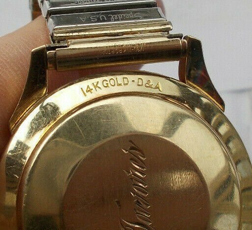 RARE Vintage Men s Longines Automatic Watch Wristwatch 14K Gold