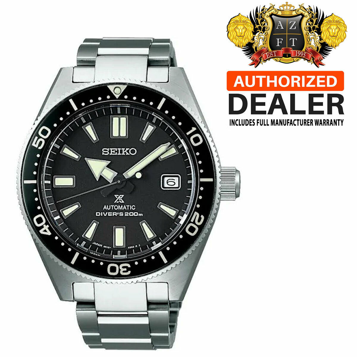 SEIKO PROSPEX DIVER 62MAS REISSUE STEEL BRACELET WATCH SPB051 ...