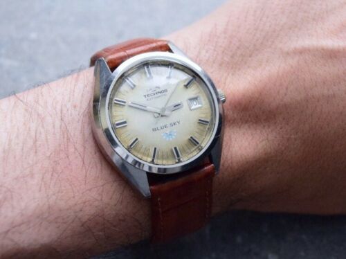 Technos Blue Sky Vintage Swiss Men's Watch | WatchCharts