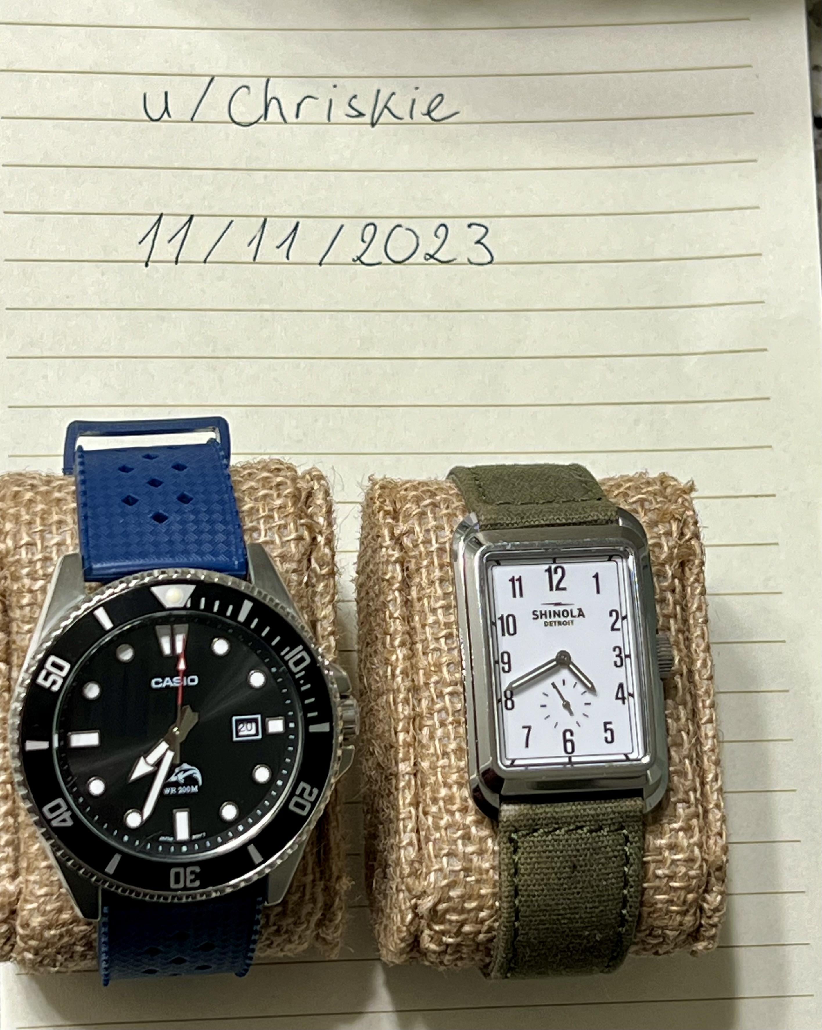 WTS DRESS DIVE COMBO SHINOLA OMAHA CASIO DURO PRICED TO