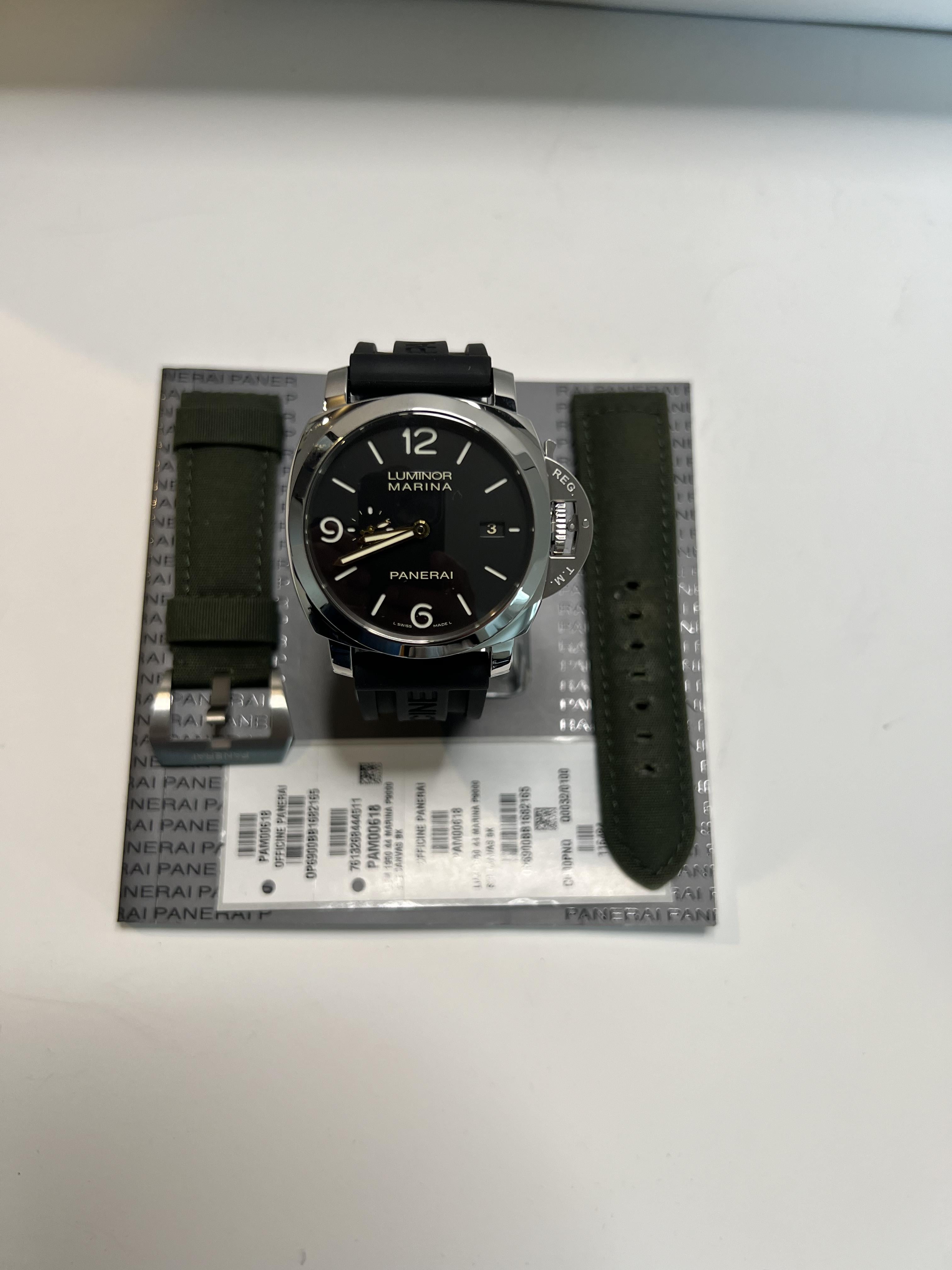 WTS Panerai Luminor 1950 PAM 00618 44mm Excellent condition Only 300 units made. WatchCharts Marketplace