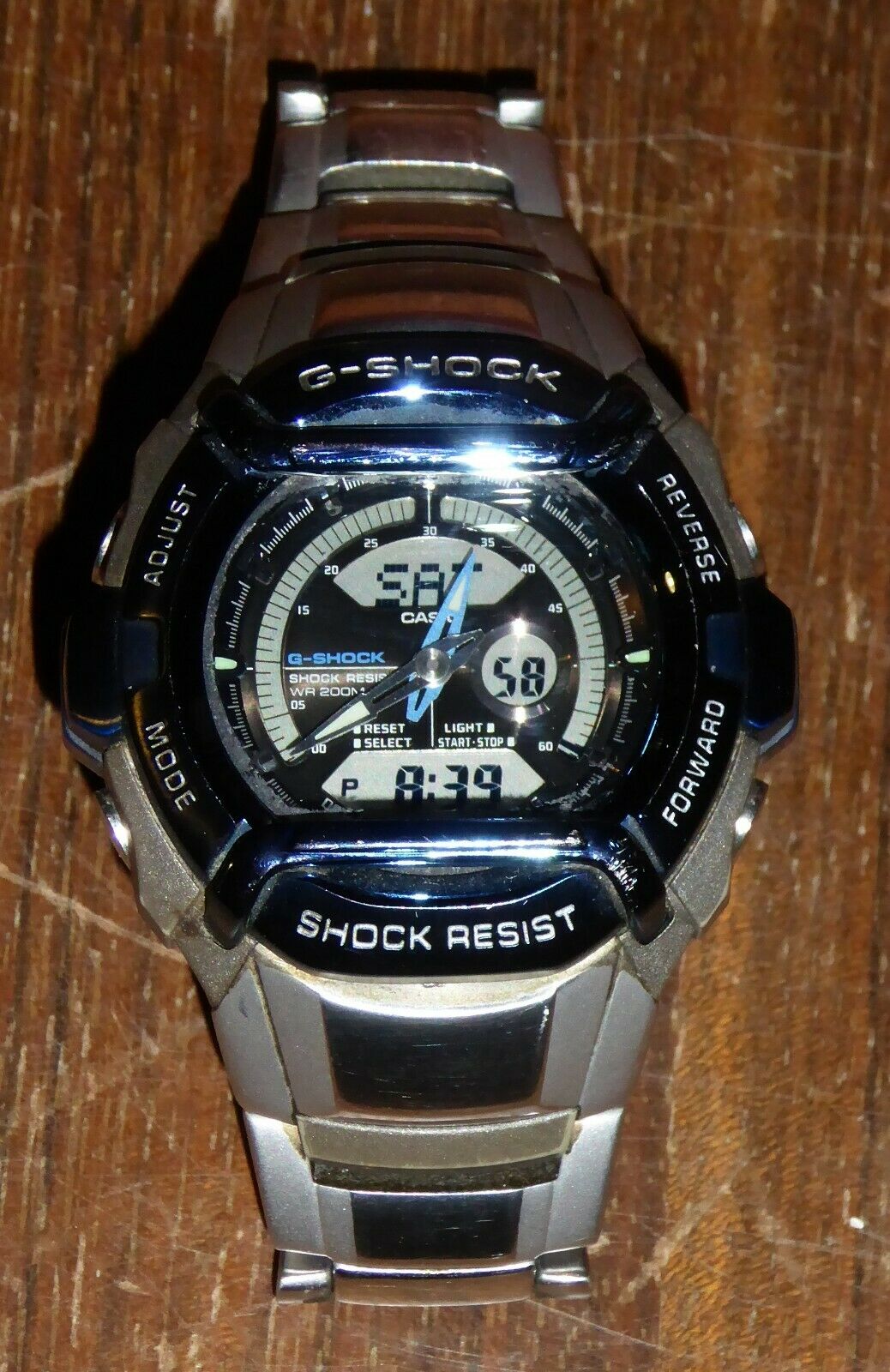 g shock hands stuck