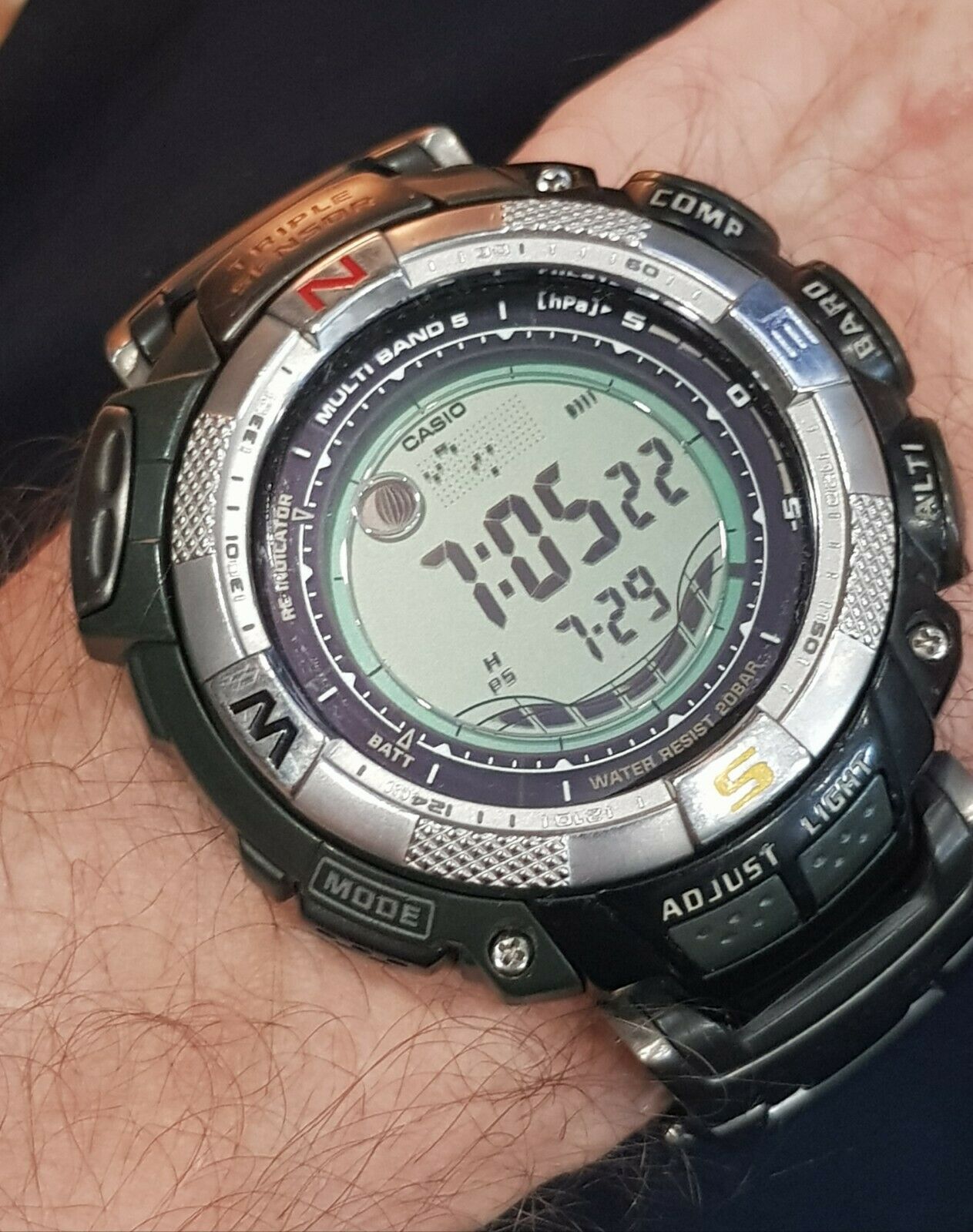 豪華 腕時計(デジタル) PROTREK 3132prw-1500.tj CASIO 腕時計 