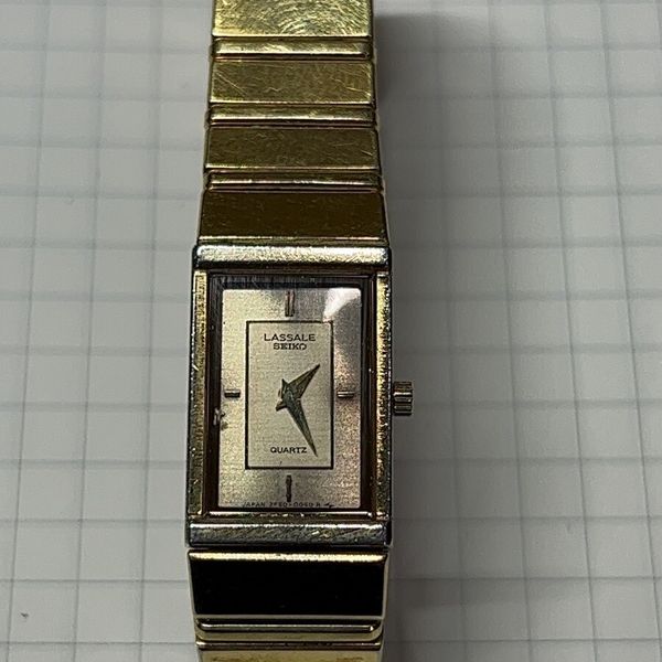 Montre de luxe vintage LASSALE (Seiko) - Plaqué or 18K - Neuve de