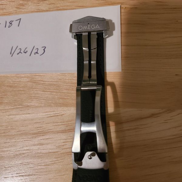 [WTS] Omega 20mm leather strap with Omega branded deployment clasp ...