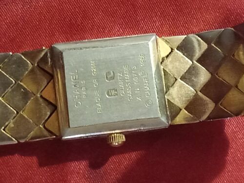 Chanel Paris Plaque G20M Gold Plated Ladies Swiss Made