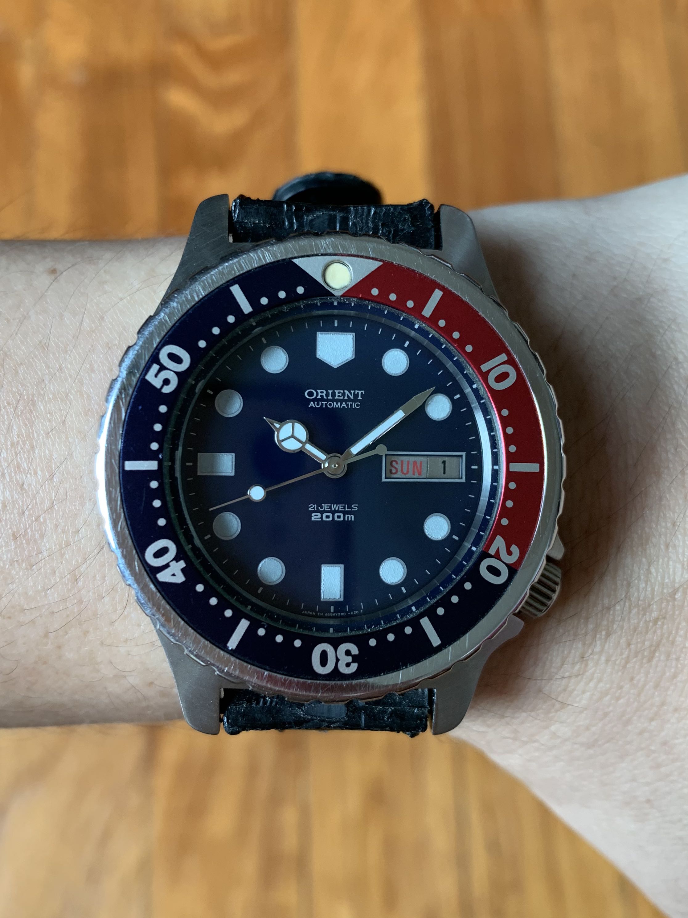 Orient shop pepsi bezel