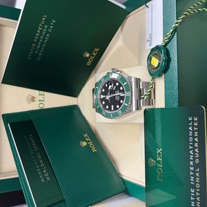 Rolex Submariner Starbucks 126610LV Unworn 2023 Unpolished Full Set 2023 —  Wind Vintage