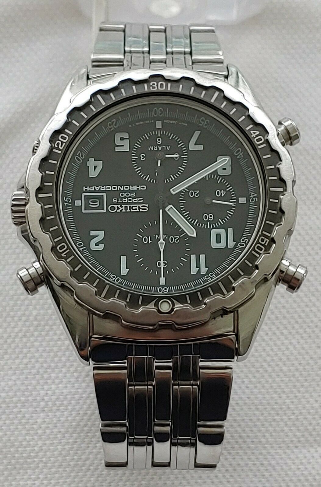 Seiko 7T32 7D10 Sprocket Sports 200 Chronograph Men s Watch WatchCharts Marketplace