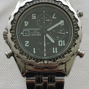 Seiko 7T32-7D10 Sprocket Sports 200 Chronograph Men's Watch