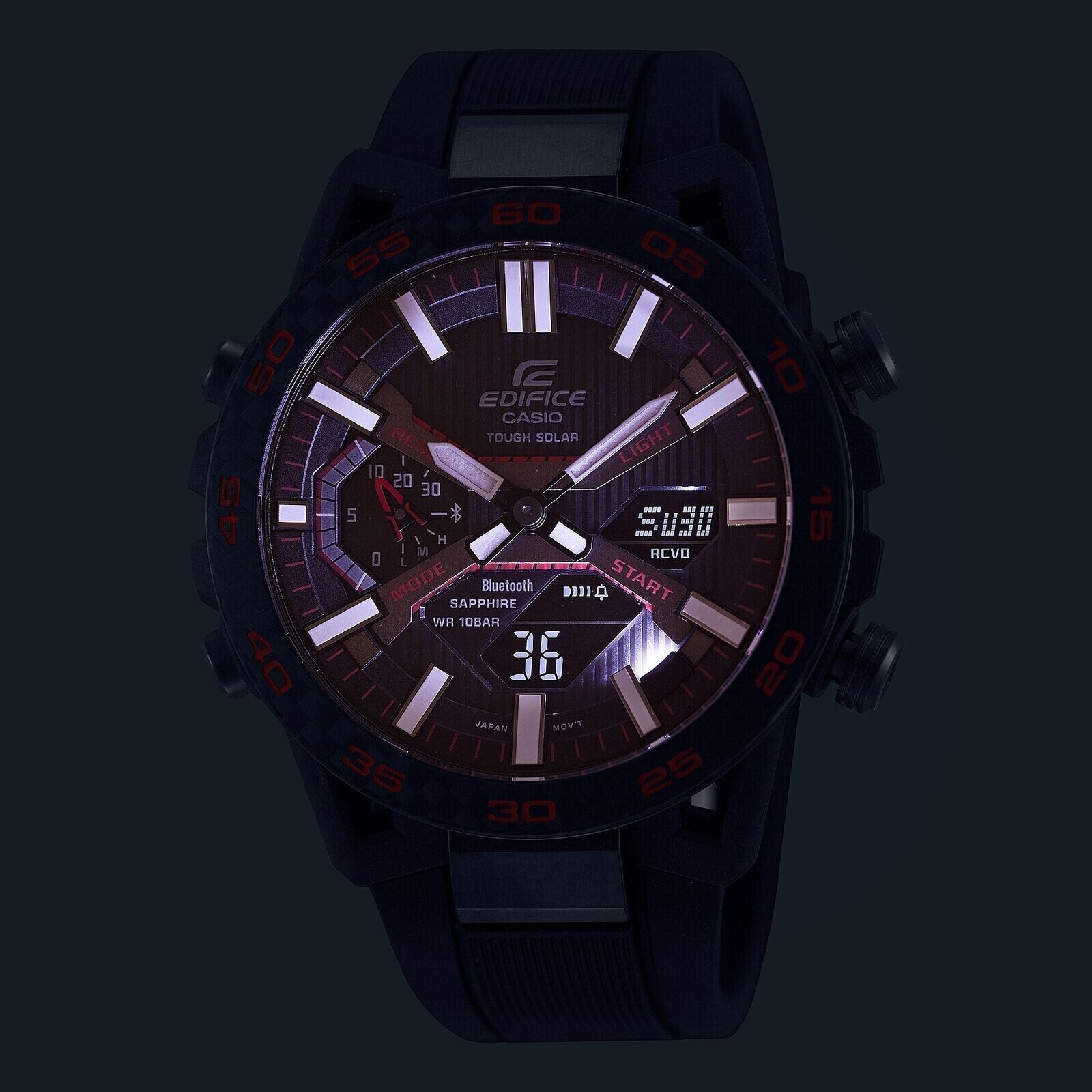 Casio Edifice Sospensione ECB-2000YPB-1AJF Black Bluetooth Solar