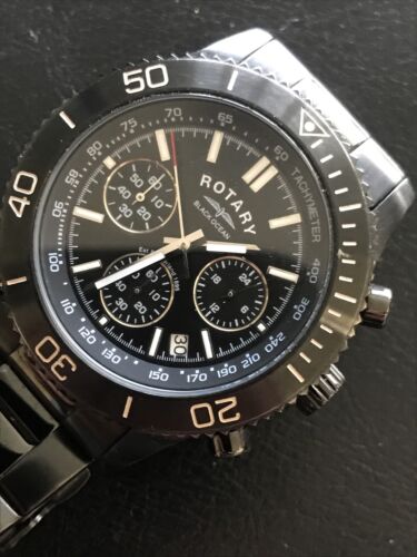 Rotary black deals ocean watch