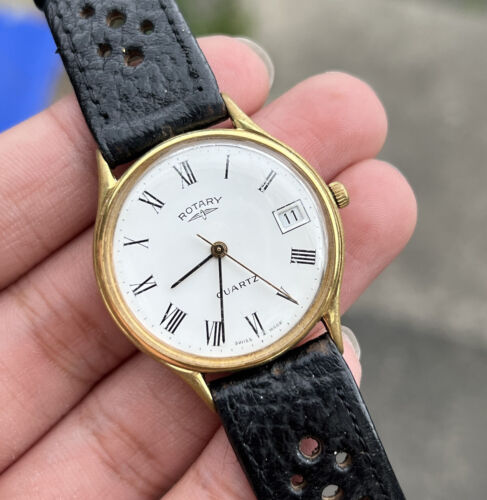 Rotary discount quartz watch