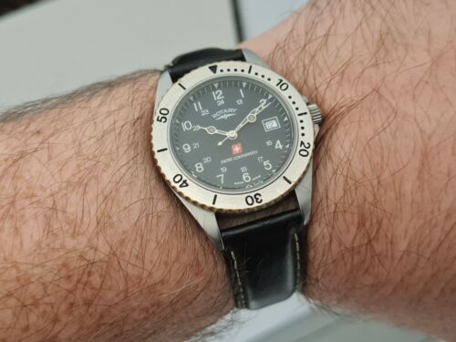 Rotary Swiss Commando vintage watch. Gents. Quartz. Swiss ETA