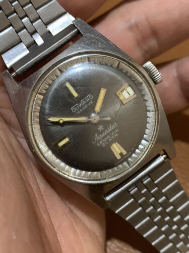 Aquastar Duward Grand Air Skin Diver Vintage Automatic 20