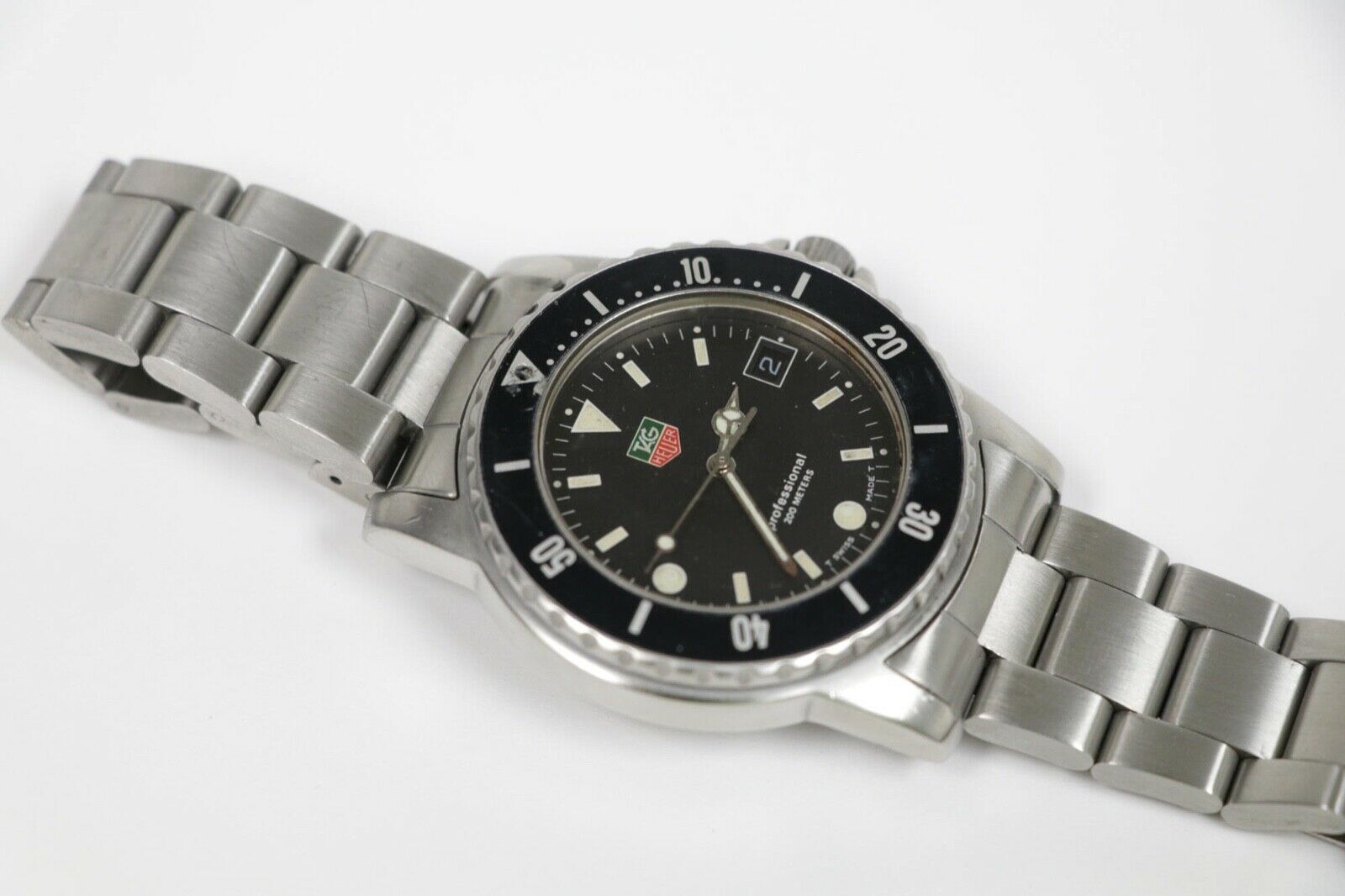 TAG Heuer Professional Submariner Quartz 929-206G-20 40mm Vintage