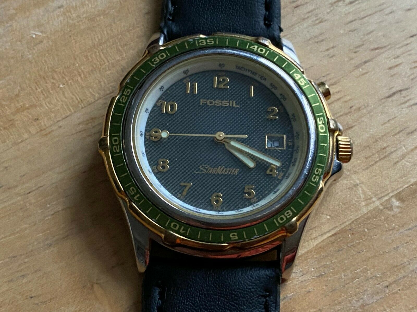 1995 FOSSIL STAR-MASTER LU-2533 1990s Fossil StarMaster Watch Condition  main image 4
