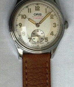 Oris Two-tone Manual Wind Wristwatch with Sub-dial Ref. 7312