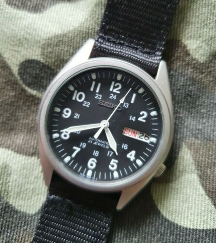 Seiko 5 時計 7s26 citizen furbo orient Seiko Seiko 5 7S26-03B0 Stainless Steel 21 Jewels Day Date