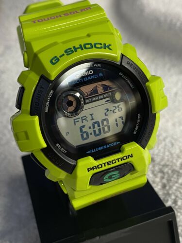 Casio G-Shock GWX-8900C-3 Lime Green Rare 3278 Mod Tough Solar