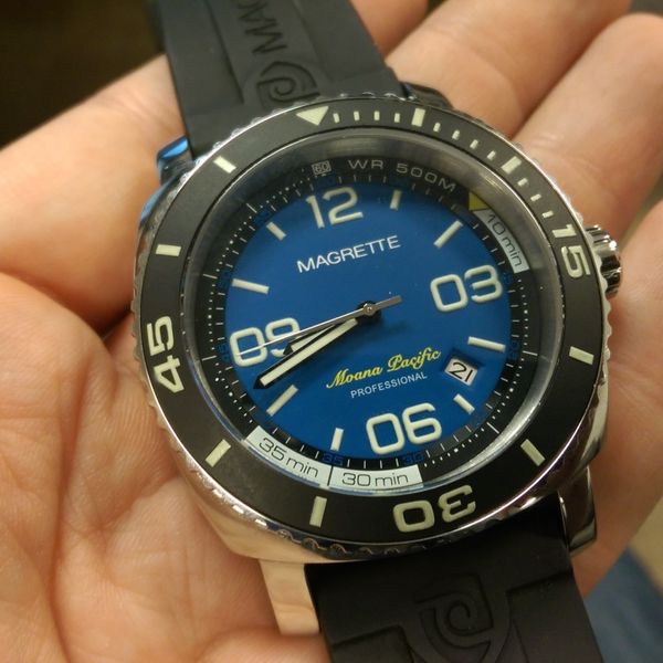 Magrette FS: Magrette Moana Pacific Pro - Blue Dial | WatchCharts Marketplace