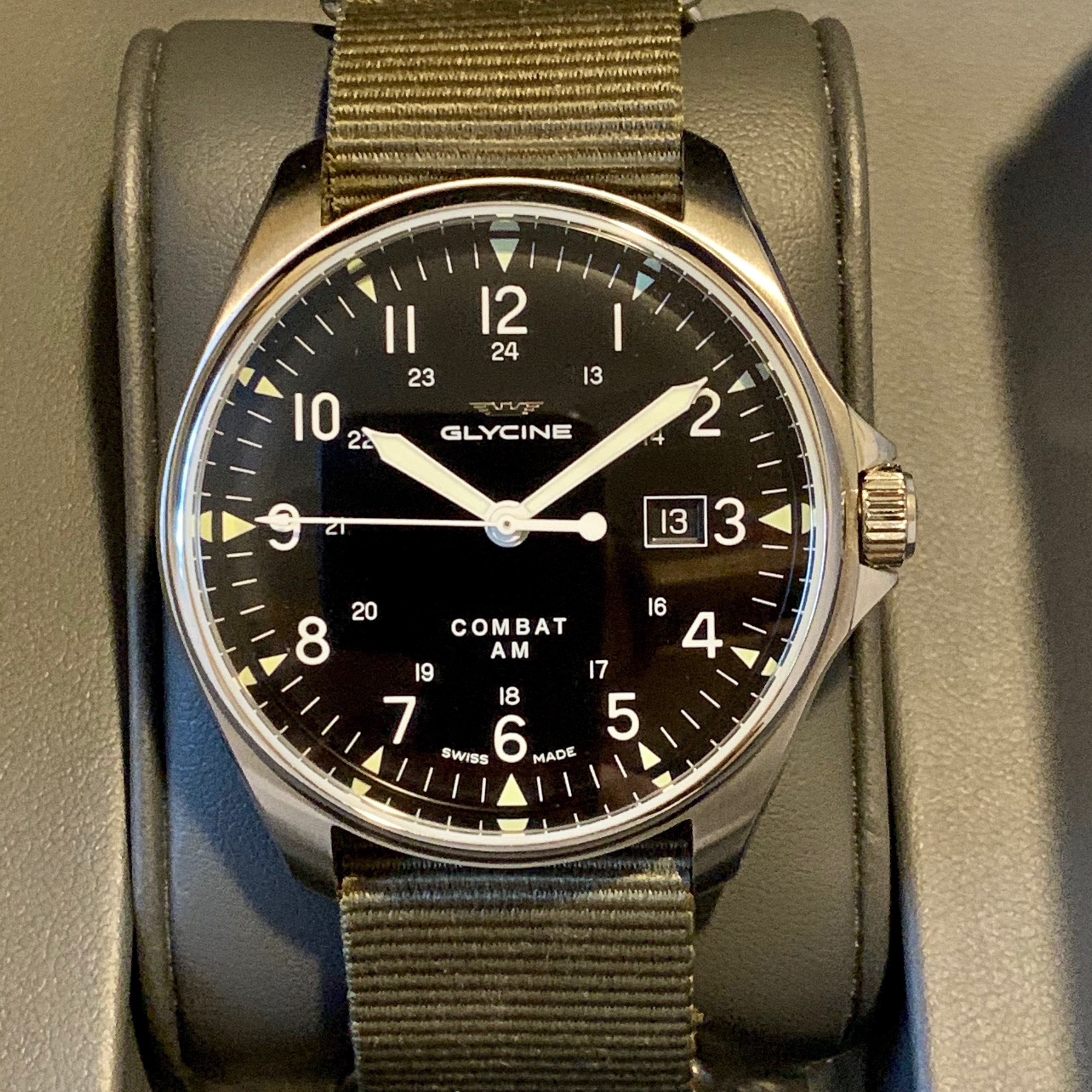 FS Glycine Combat 6 Vintage GL0122 LNIB WatchCharts Marketplace