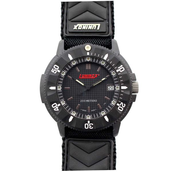 [Used] Luminox LUMINOX Jet Black Navy Shields Dive Watch LSC-001 ...