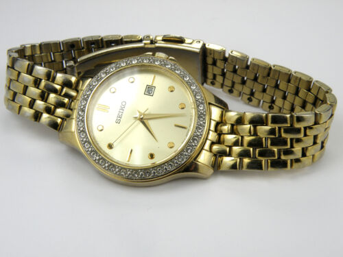 Vintage Ladies SEIKO 7N82 0HV0 Quartz Date Watch WatchCharts