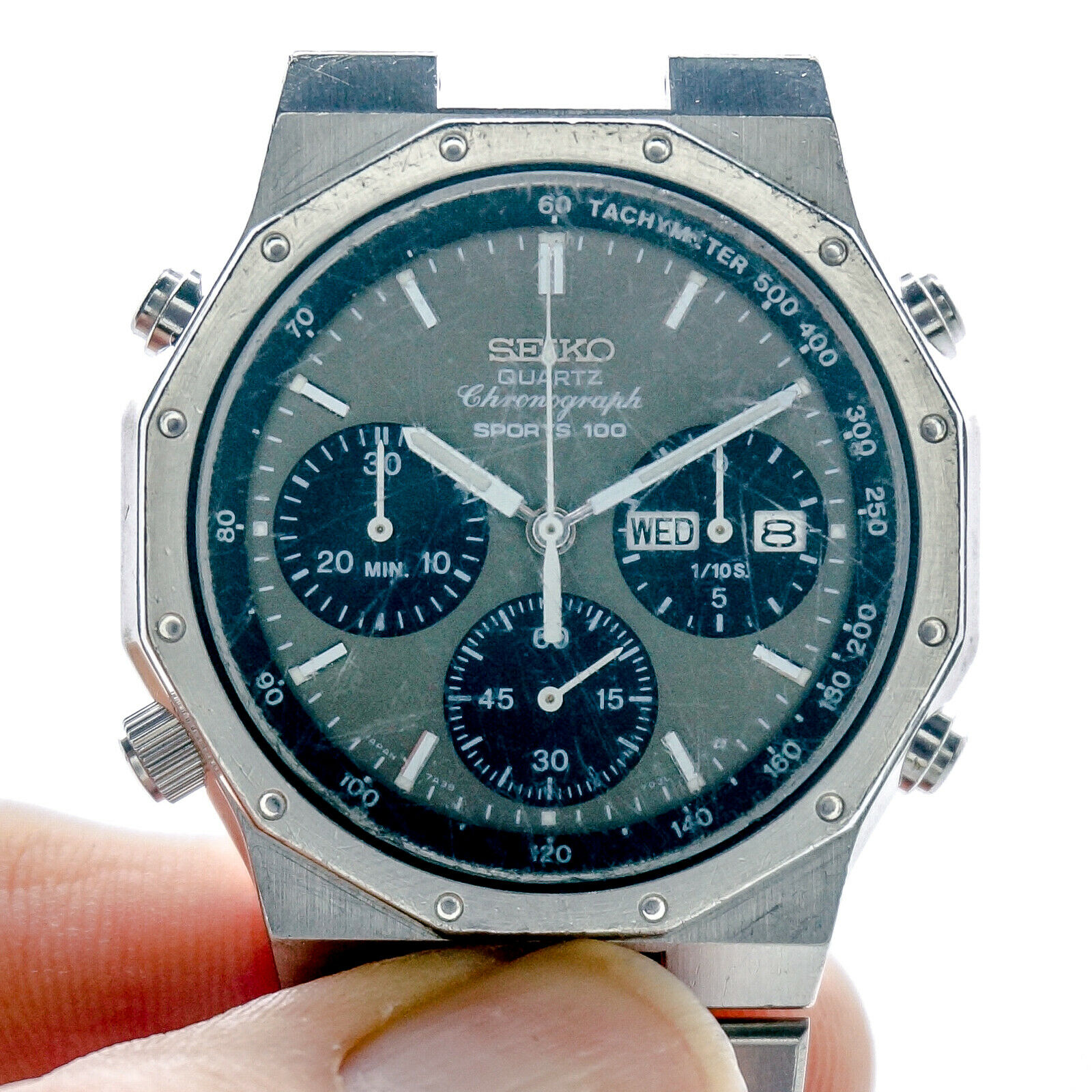 Seiko 7A38 7029 Royal Oak Sports 100 Chronograph Day Date Working Parts  Repair | WatchCharts