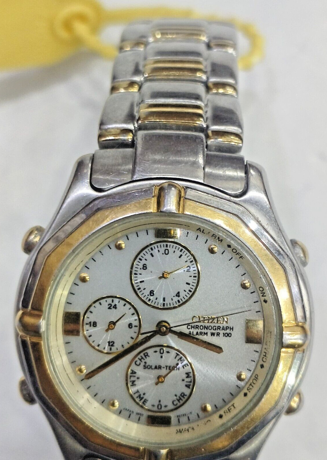 0850-H16552 CITIZEN ECO-DRIVE CHRONOGRAPH DUAL TONE MEN'S WATCH B2