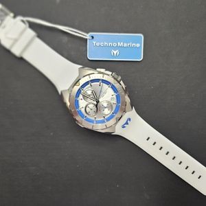 TechnoMarine Ocean Victory Men's Quartz Watch Chrono White/Silver