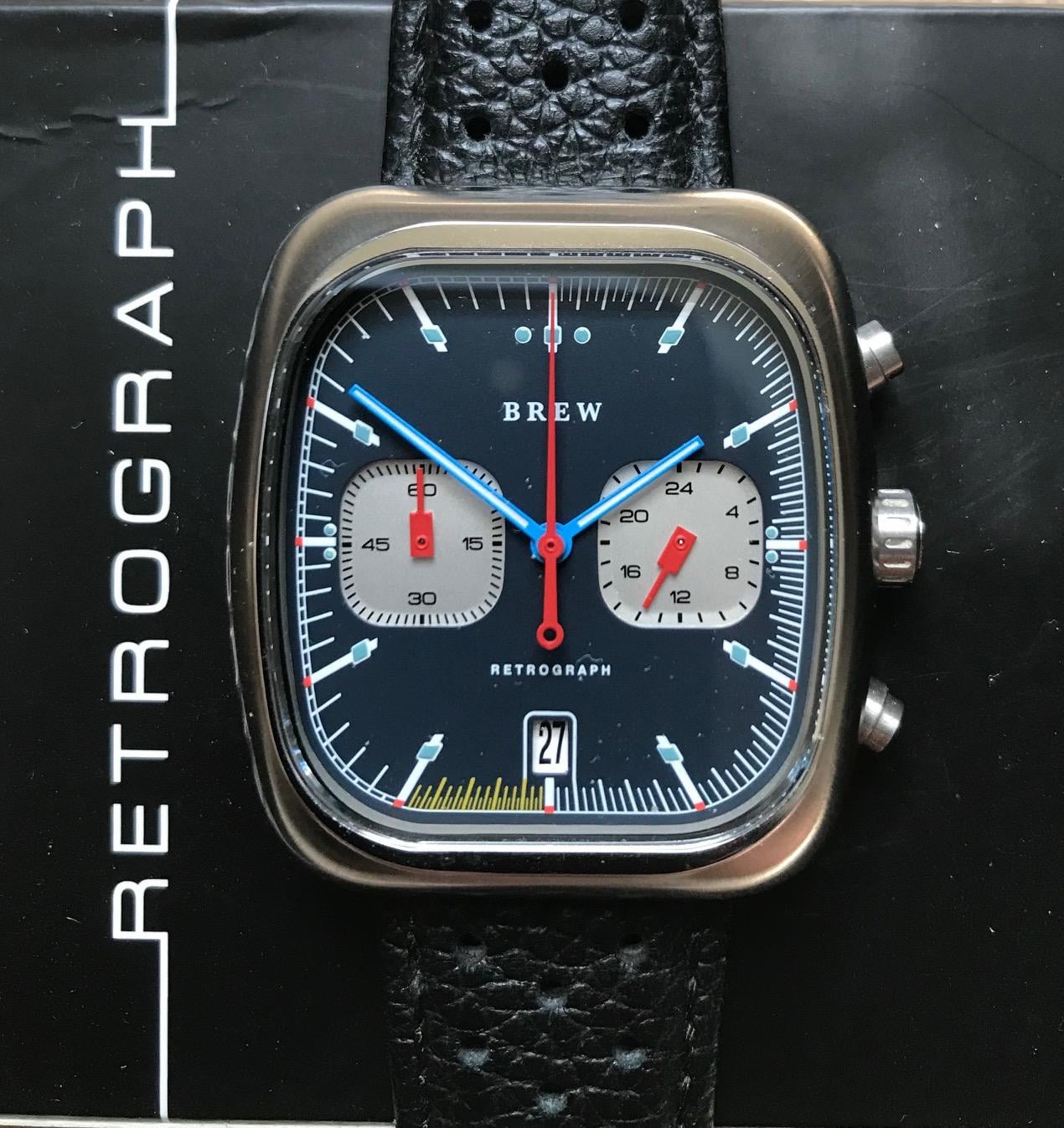 A review of my all time favorite watch: my Brew Retrograph Technicolor :  r/RegularHorologyFans
