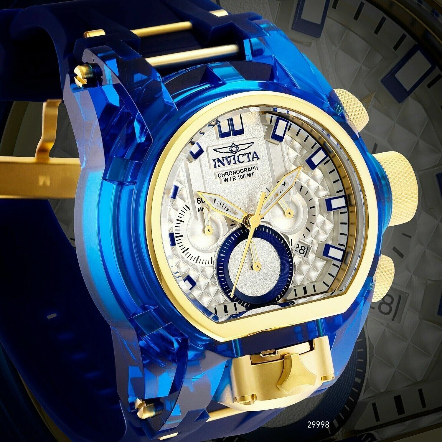 Invicta watch chronograph wr100 mt hotsell