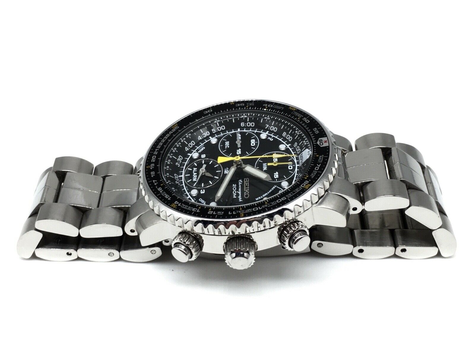 VINTAGE SEIKO FLIGHTMASTER CHRONOGRAPH 7T62 OEBO MENS WATCH