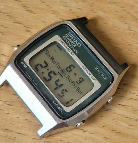 Seiko A229-5010 Quartz LC vintage digital watch 1978 Japan steel works no  strap | WatchCharts