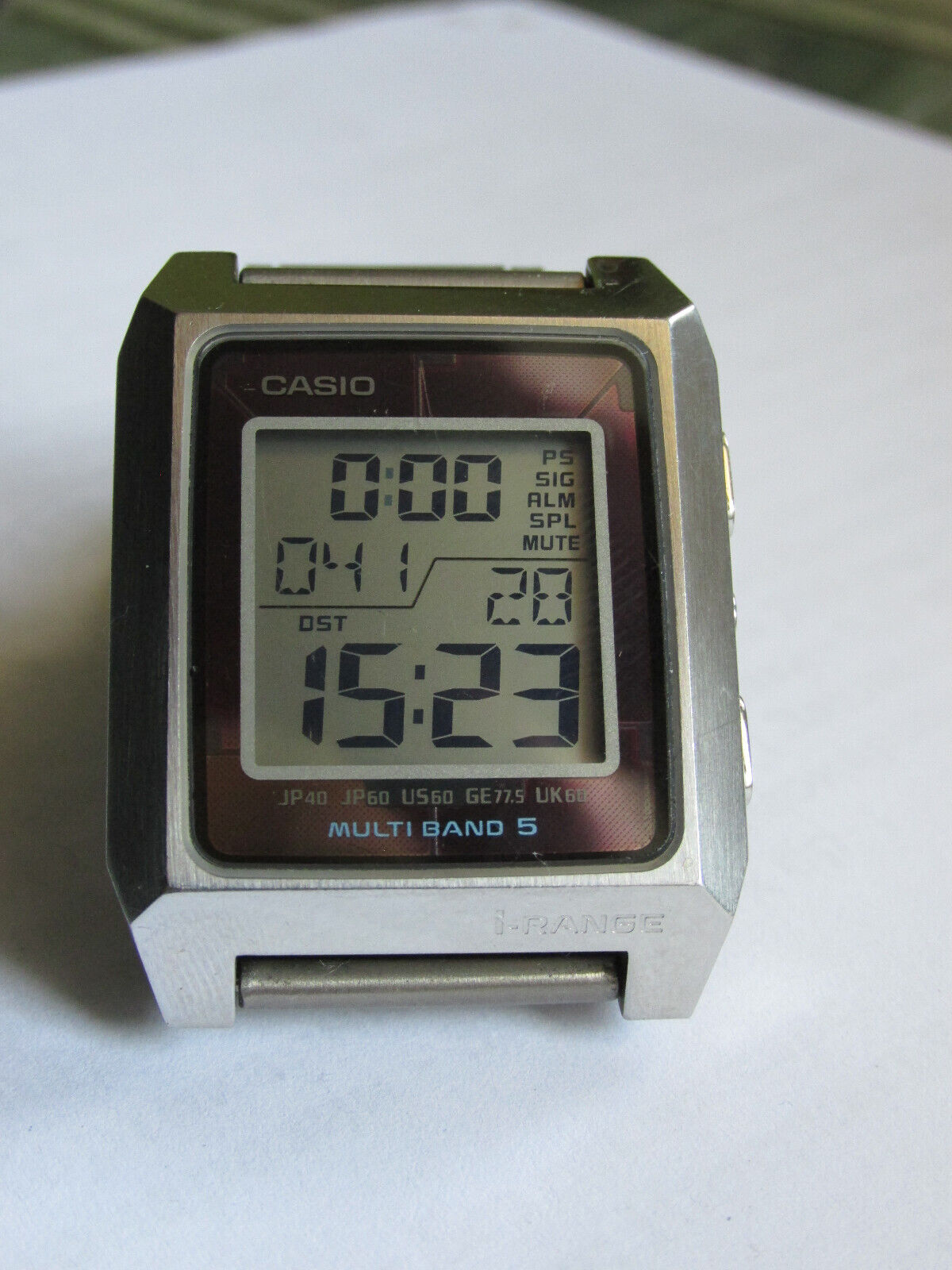 VINTAGE CASIO IRW-M200 WV-M401 i-RANGE TITANIUM MULTI BAND 5 TOUGH