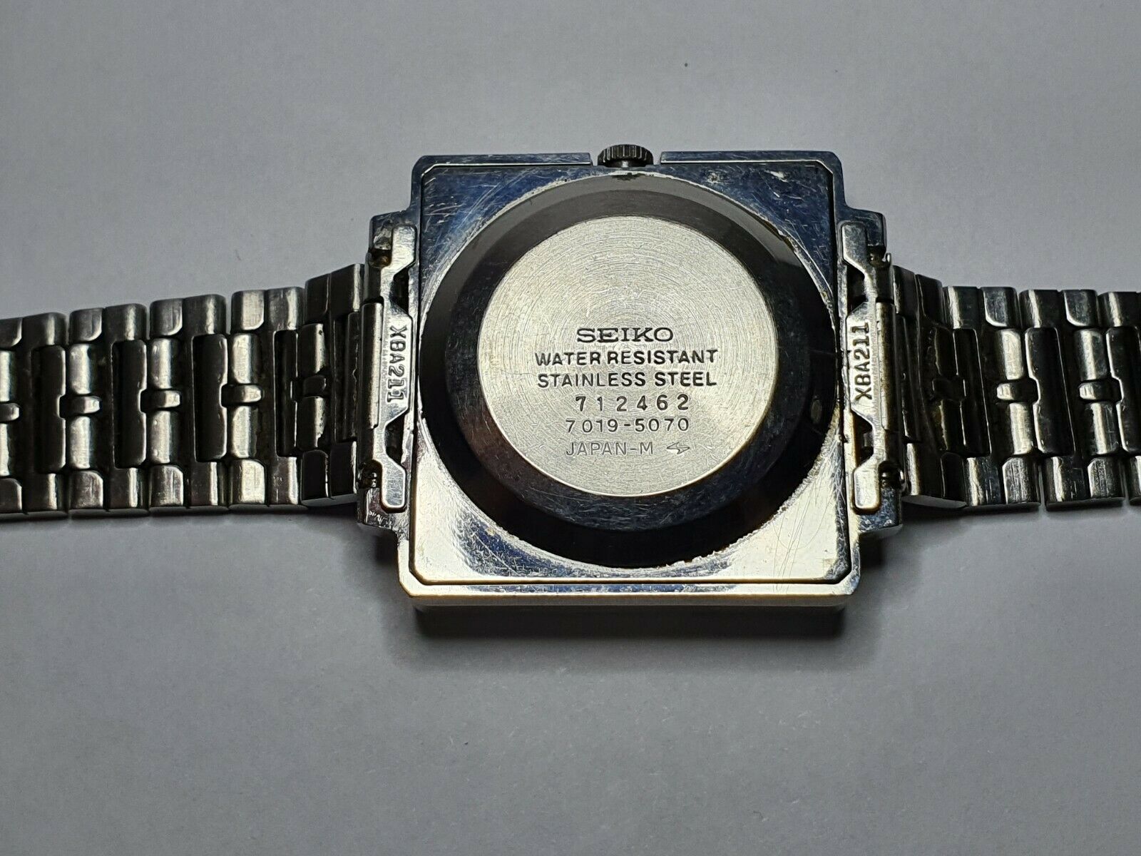Vintage SEIKO Actus TV watch ref 7019-5070 Day Date rare