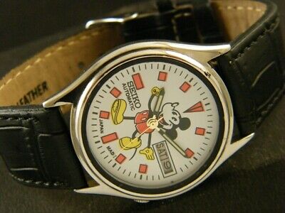 VINTAGE SEIKO 5 AUTOMATIC MICKEY MOUSE JAPAN MEN'S D/D WATCH 272h-a142742-4  | WatchCharts