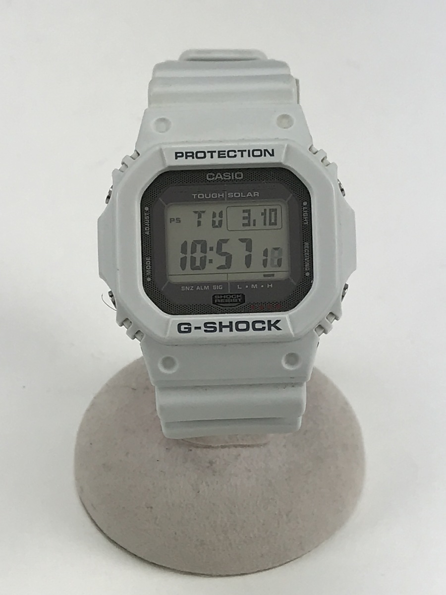 CASIO Solar G-SHOCK Digital Rubber WHT WHT GW-M5610LG-8JF