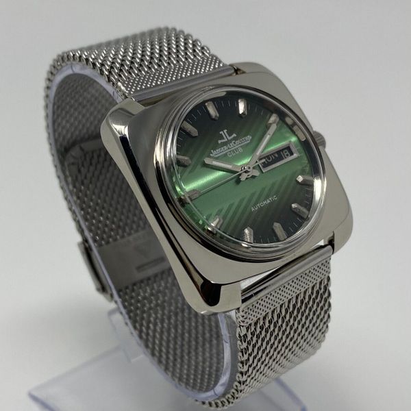 Vintage Jaeger Lecoultre Club Automatic Day & Date Men's Wrist Watch