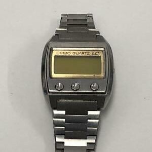 Seiko 0614-5010 Stainless Steel LC Quartz Mens Watch Authentic