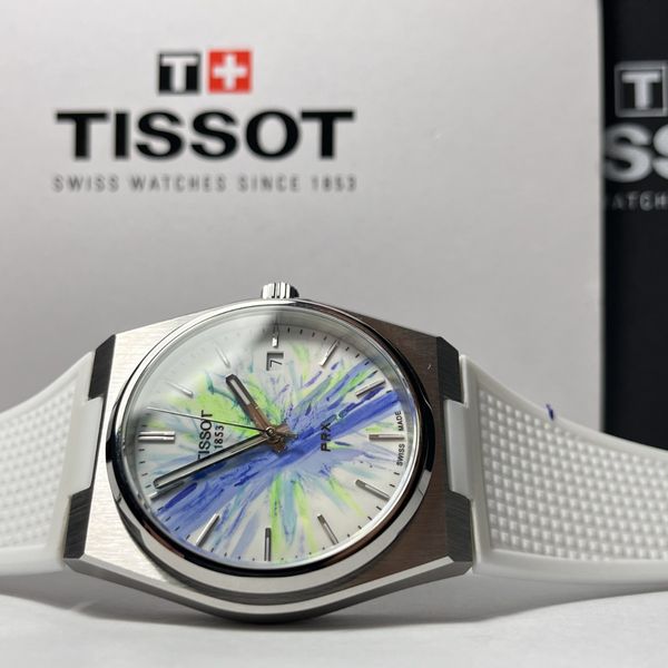 Tissot prx white custom dial 40mm new with box | WatchCharts Marketplace