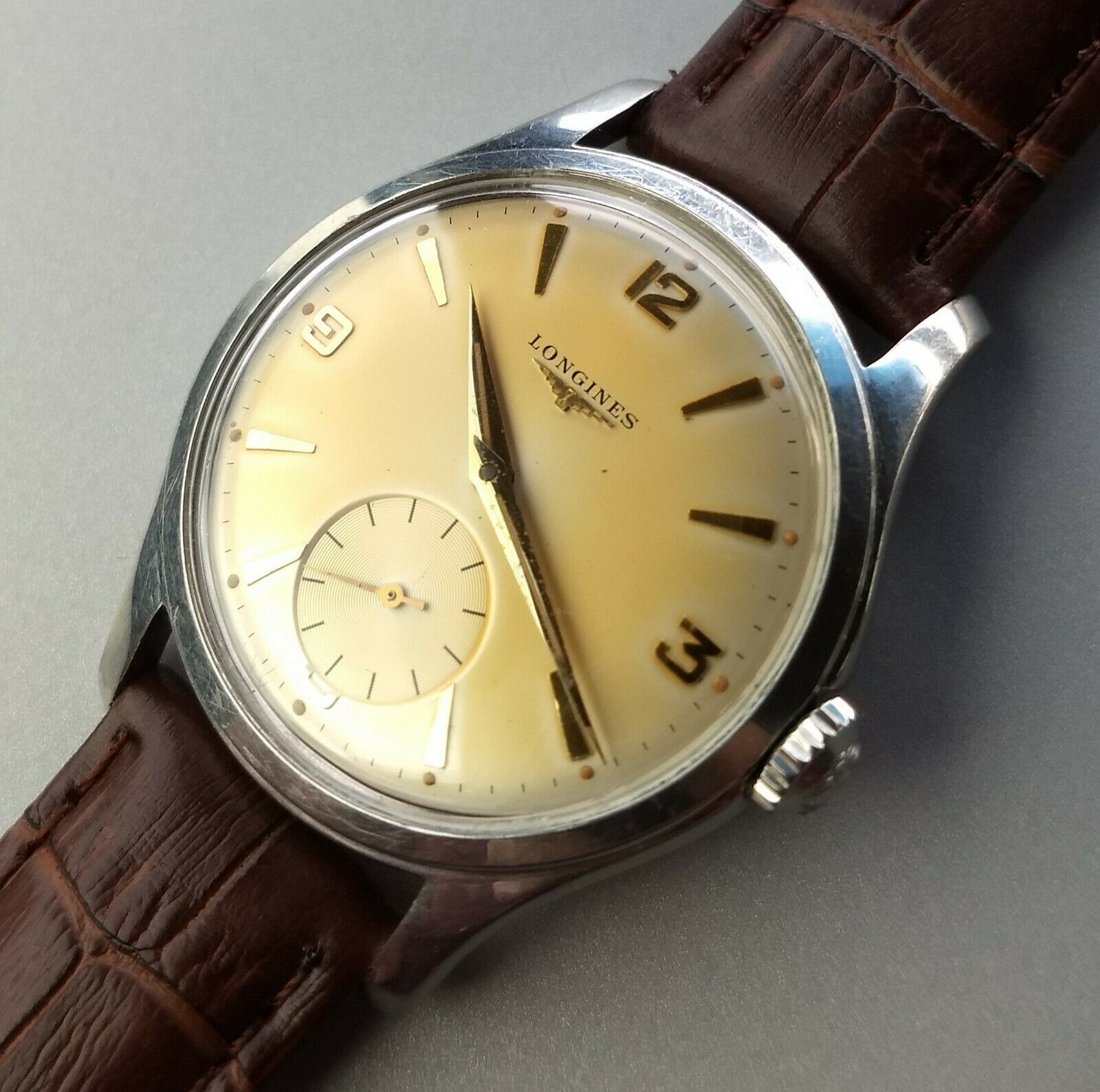 Vintage Longines 12.68z Wristwatch. Ref. 6263. 35mm | WatchCharts