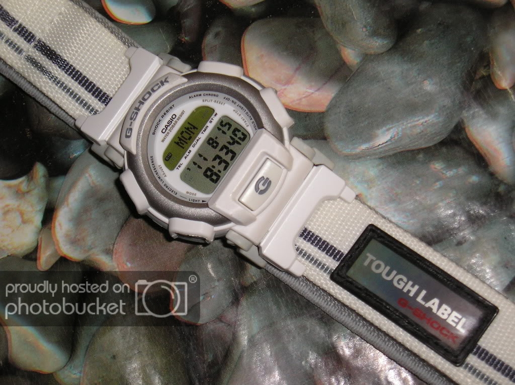 Fs: Casio g-shock dw-003c-7t tough label 1997 white & grey tomi-e