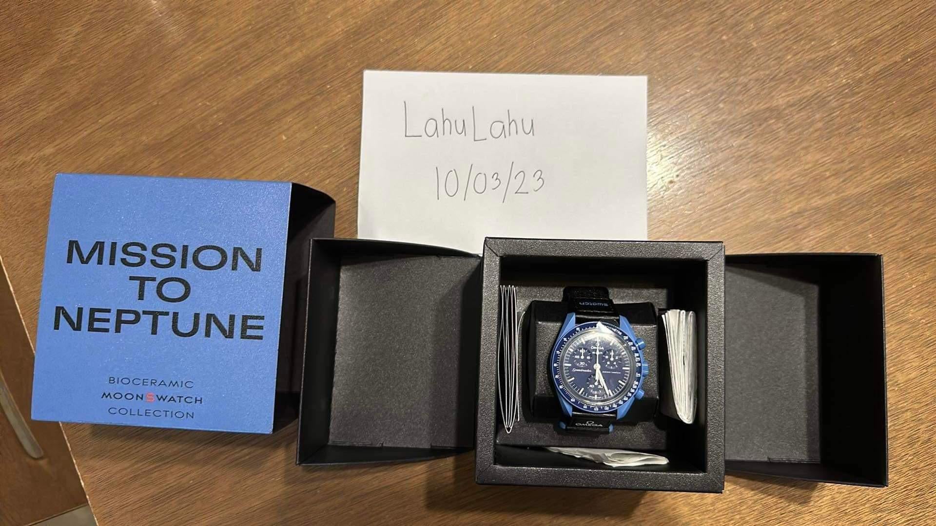 WTS Rare Catch Omega x Swatch Mission to Neptune BNIB