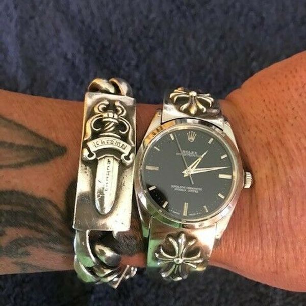 Authentic Chrome Hearts / Rolex Watch / Band / Bracelet Combo(Both