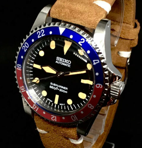 Rolex Milsub Homage Omega Milsub Seiko Submariner Mod Rolex Milsub