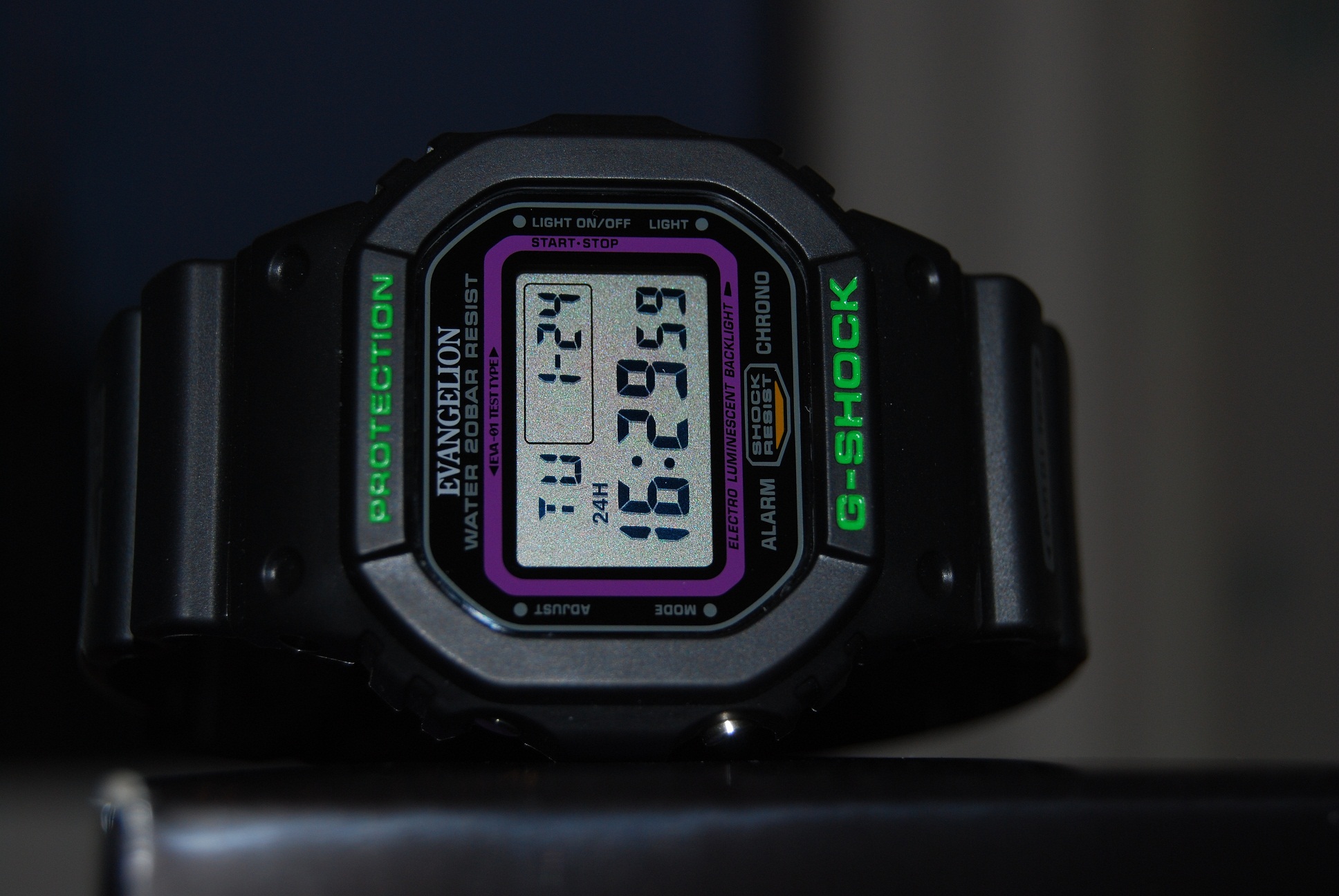 FS Casio G-Shock DW-5600E Evangelion EVA-01 Test Type £200 