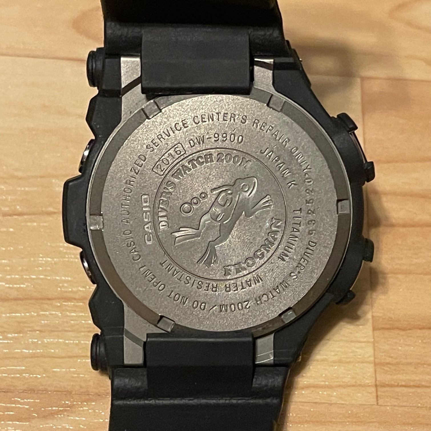 WTS] Casio G-Shock DW-9900-8 Titanium Vintage Frogman Black 9900